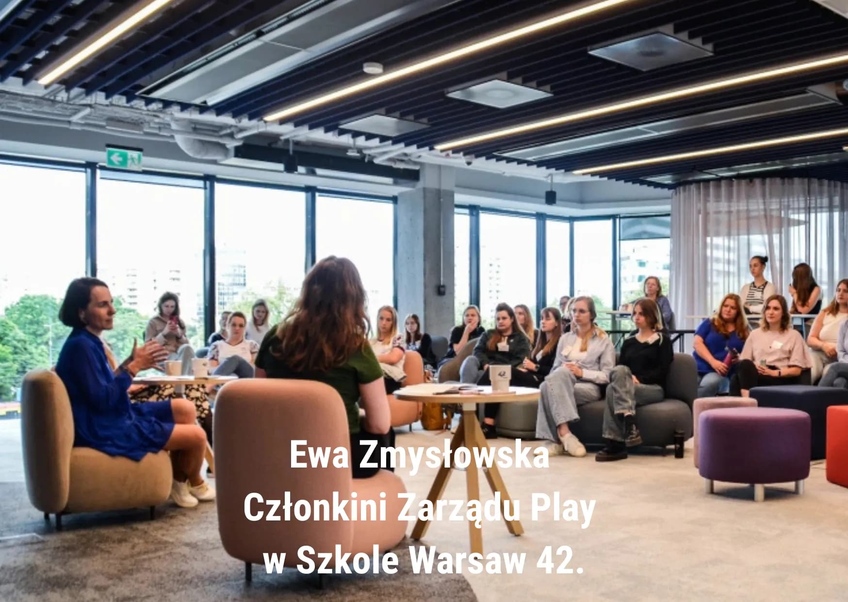 Ewa Zmyslowska - Członkini Zarządu Play w Warsaw 42
